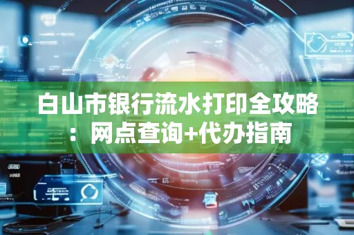 白山市银行流水打印全攻略：网点查询+代办指南