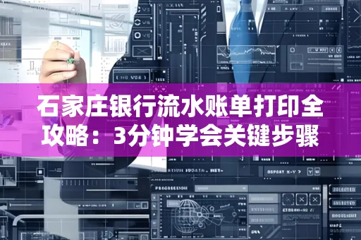 石家庄银行流水账单打印全攻略：3分钟学会关键步骤
