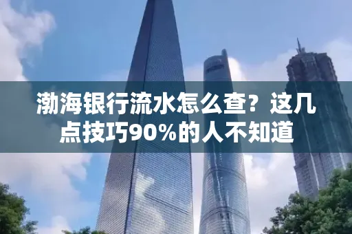 渤海银行流水怎么查？这几点技巧90%的人不知道