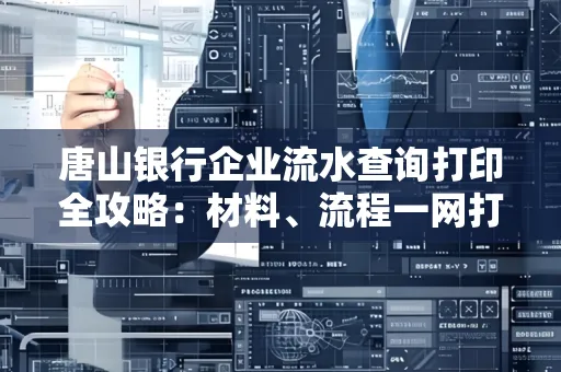 唐山银行企业流水查询打印全攻略：材料、流程一网打尽！