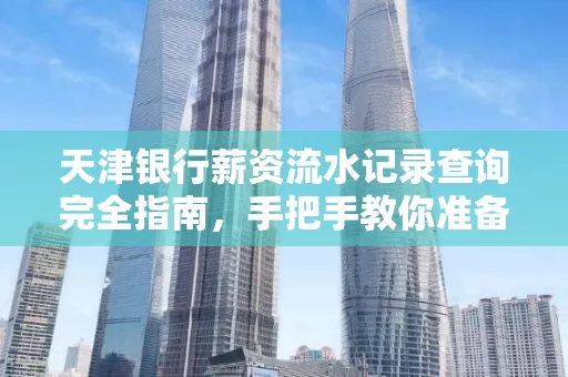 天津银行薪资流水记录查询完全指南，手把手教你准备材料